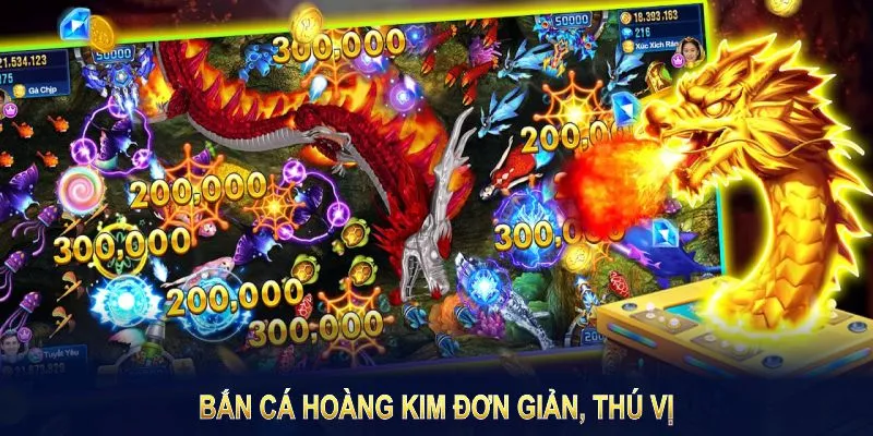 Bắn Cá Hoàng Kim đơn giản, thú vị phù hợp với mọi đối tượng người chơi